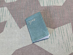 Tiny 1942 Pocket Calendar Book