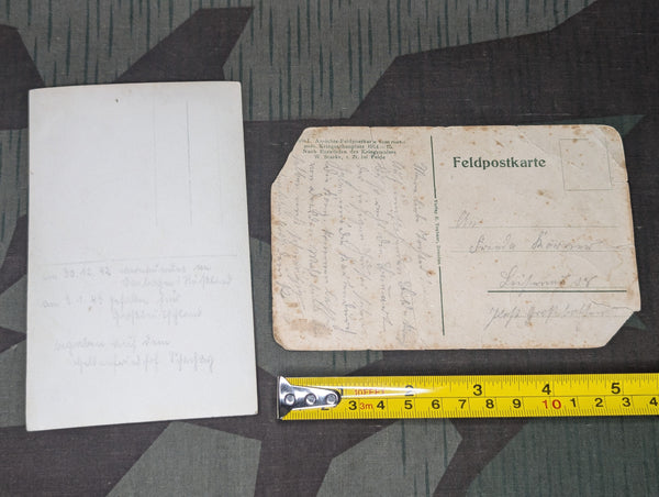 Picture and Post Card Fallen In Russia 1943