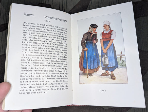 Alpentrachten Unserer Zeit Traditional Clothing Book 1937