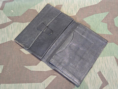 Black Leather German Wallet