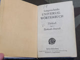 German - Turkish Pocket Dictionary 1942