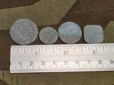 Lot of 4 Netherlands Coins (1941 & 1942)