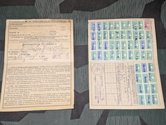 1929-30 Invalids Insurance Receipt Cards