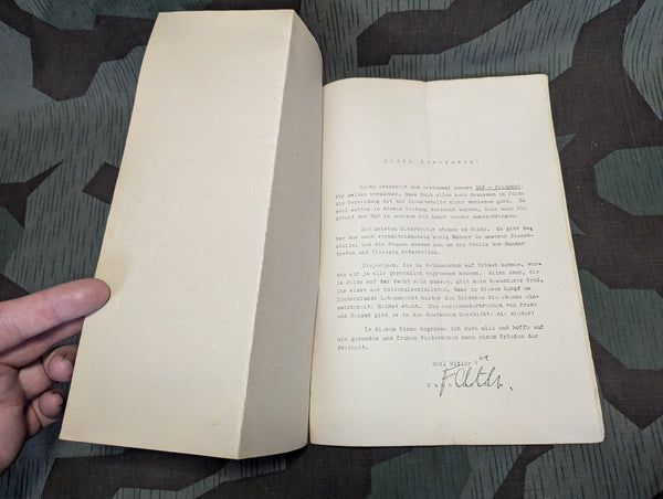 DAF-Feldpost Weihnachten 1939 Feldpostbrief No.1