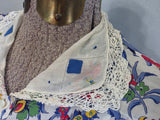 Brightly Colored Flower Print Dress <br> (B-38" W-28" H-33")
