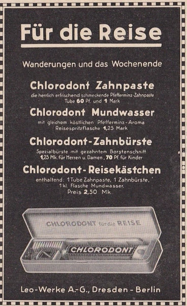 Chlorodont Travel Toothbrush Tin