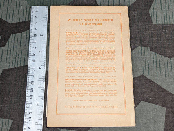 Schlag Nach über Skandinavien und Finnland w/ Map