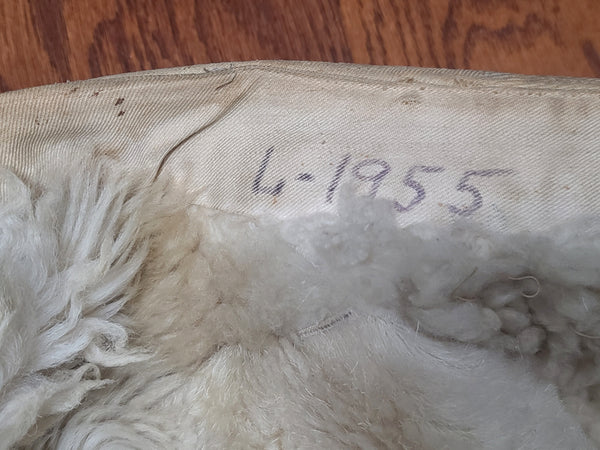 German Winter Lamb Coat G.I. Used