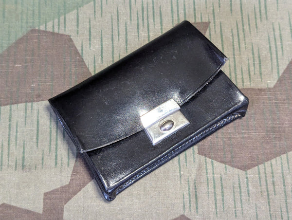 German Black Wallet with Coin Purse NOS