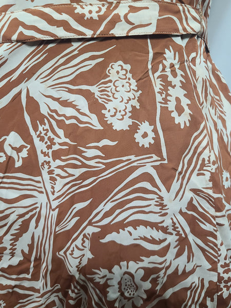 Harvest Print Dress <br> (B-36" W-30")