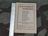 DRK Book for Female Personnel 1935