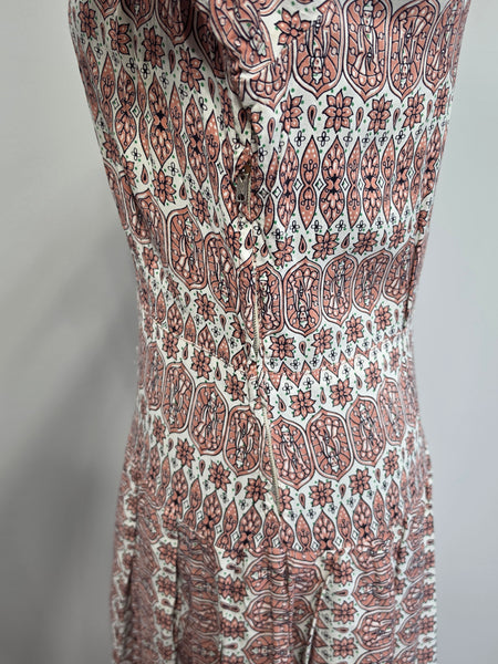 Pink Buddha Stained Glass Novelty Print Dress <br> (B-39" W-30" H-38")