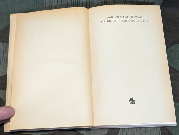1944 Vienna Theater Research Studies Year Book