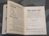 Wie Helfe Ich? First Aid Book 1939 with Feldpost Number (and Poison Gas Info)