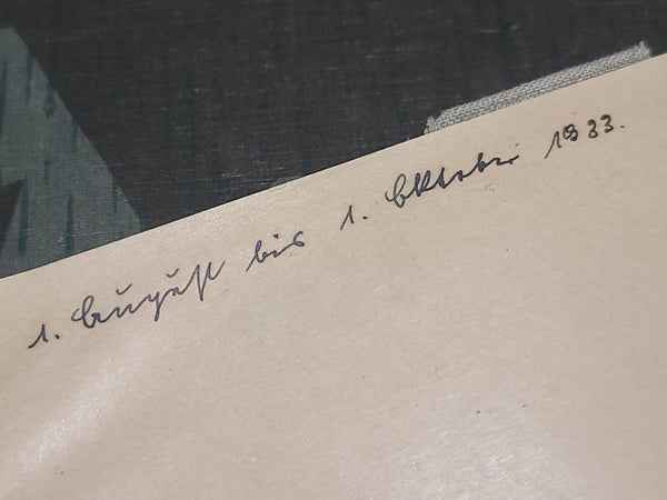 Skizzenbuch 1933 Sketch Book Franz Illner