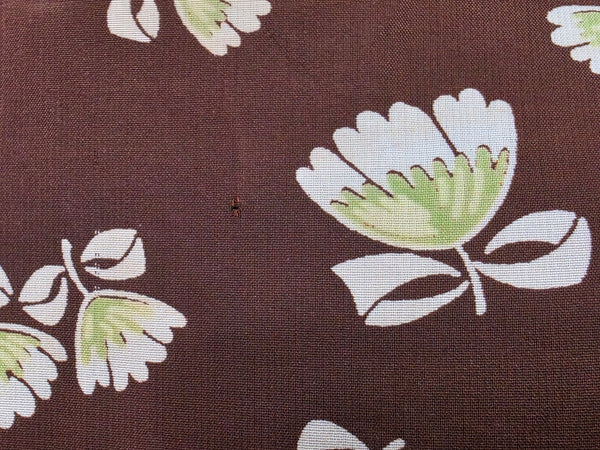 Brown Peplum Dress <br> (B-43" W-34" H-39")