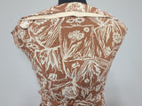 Harvest Print Dress <br> (B-36" W-30")