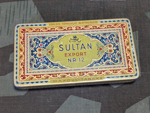 Sultan Export Nr.12 Cigarette Tin