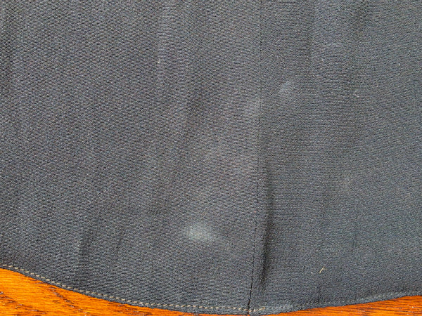 German Black Gown Long Evening Dress <br> (B-36" W-30" H-42")