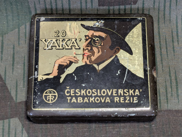 Original YAKA Czechoslovakian Cigarette Tin
