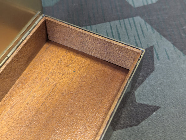 Gemeinde Kappel 1943 Wood Lined Metal Cigar Box