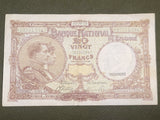 GI Souvenir Belgian Francs Notes "Memories of Belgium Dec. 1944"