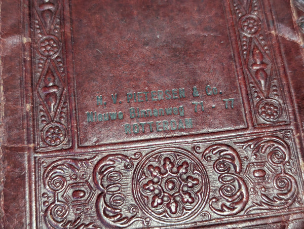 Embossed Leather Pouch Rotterdam