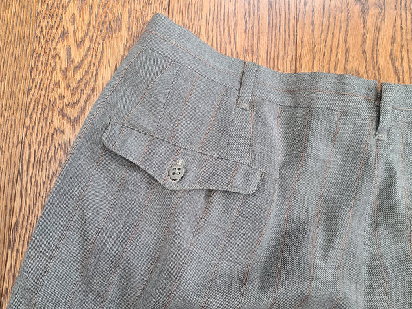 Brown / Tan Suit Jacket and Trousers <br> (44" Chest, 36" Waist)