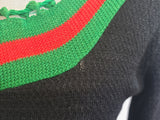 German Traditional Knit Sweater (Edelweiss Buttons)