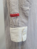 American Red Cross Gray Lady Seersucker Uniform Dress and Hat <br> (B-36" W-28" H-36")