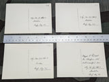 Lot of 4 Wehrmacht Picture Post Cards