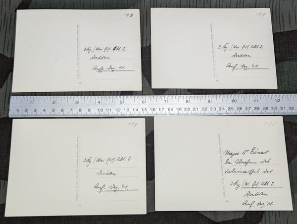 Lot of 4 Wehrmacht Picture Post Cards