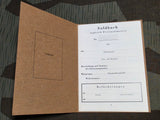 Deutscher Volkssturm Wehrmacht Soldbuch Reproduction