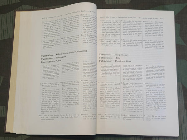 Die Brücke 1941 Doctor's Handbook in 6 Languages