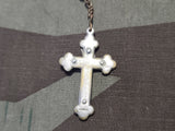 German Rosary with Off-White Beads