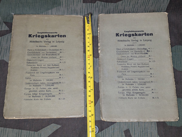 Set of WWI Maps of Fortifications