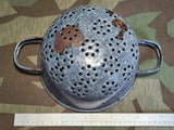 German Helmet Made into a Strainer
