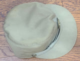 WAAC Khaki Hobby Hat Size 21 with Walking Eagle Emblem