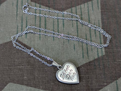 "Ich Hab Dich Lieb" Heart Necklace 835