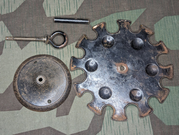 Large 12 Stamp Holder Rusty Worn