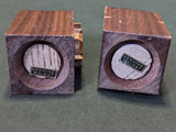 Wooden USMC Salt and Pepper Shakers