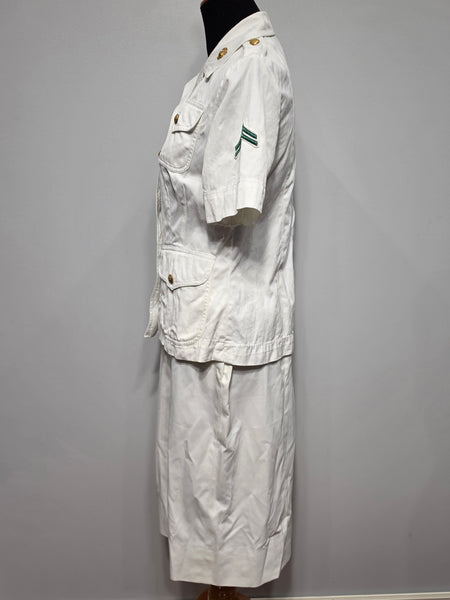USMCWR Women's Marine Corps White Summer Jacket <br> (37" Bust)
