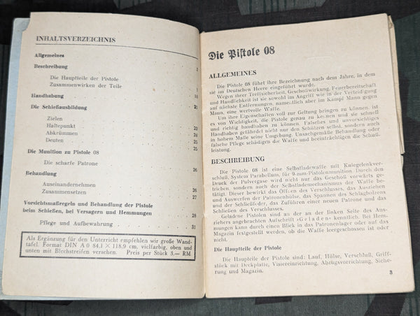 Die Pistole 08 Luger Handbuch