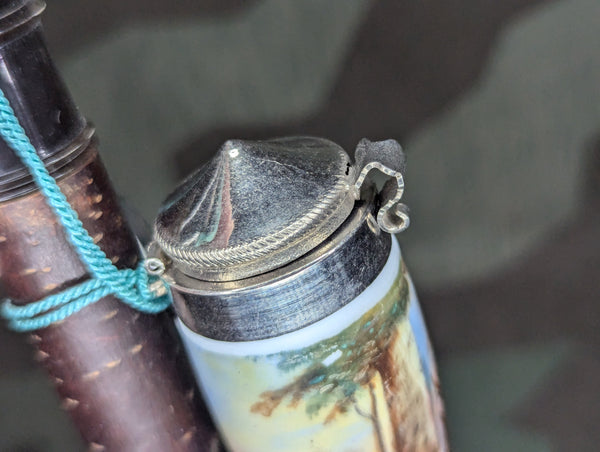 Hand Painted Deer Traditional German Pipe