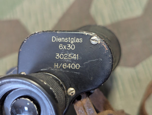 Dienstglas 6X30 with Bakelite Case