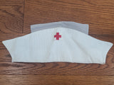 American Red Cross Gray Lady Seersucker Uniform Dress and Hat <br> (B-36" W-28" H-36")