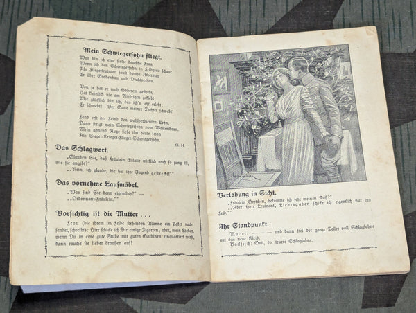 WWI Fräulein Feldgrau Tornister Humor Booklet