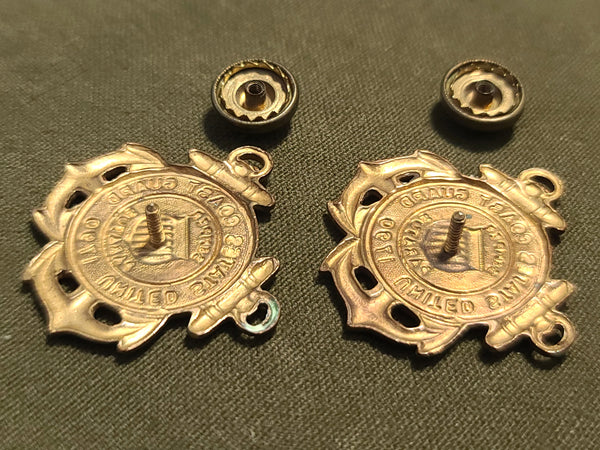 Coast Guard SPARS Collar Insignia Set