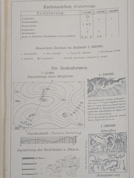1943 Kartenlesen Map Reading Book