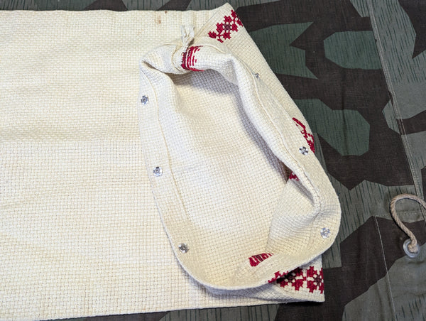 Embroidered German Wäsche Bag